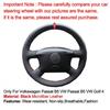 For Volkswagen Passat B5 VW Golf 4 Hand Sewing Car Steering Wheel Cover Non-slip