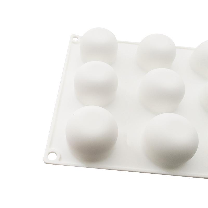 12-Cavity Orange Fruit Mousse Cake Silicone Mold for DIY Dessert Baking