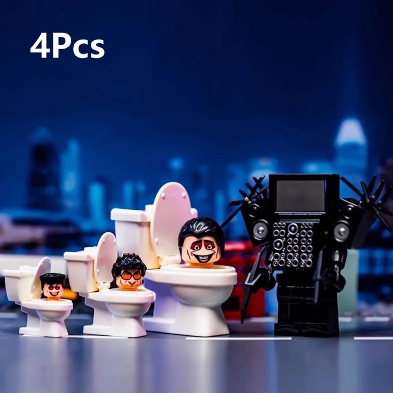 

Большой Размер Новый Скибиди Туалет Коробка Конструктор Большой Титан Камерамэн Спикермэн Мини Экшн Фигурка Игрушки