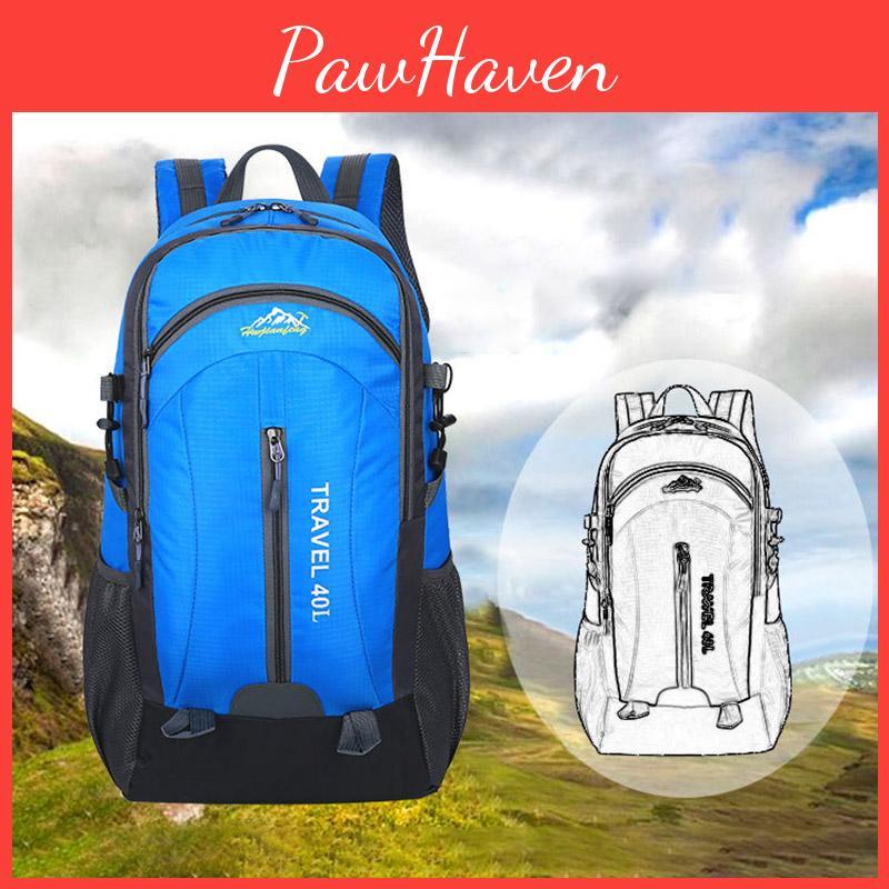 Spacious 40l Usb Breathable Charging Outdoor Sport Travel Camping Hiking Backpack