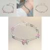Fashion Floral Alloy Bracelets With Moon Charm For Women And Men