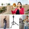 Trombone Bracket Adjustable Stand Bracket Triangular Design Height Adjustment Music Instrument Accessory For Live Streaming
