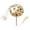 Decorative with Pendant Chinese Wedding Hand Bouquets Bridal Group Fan Chinese Fan Embroidery Fan