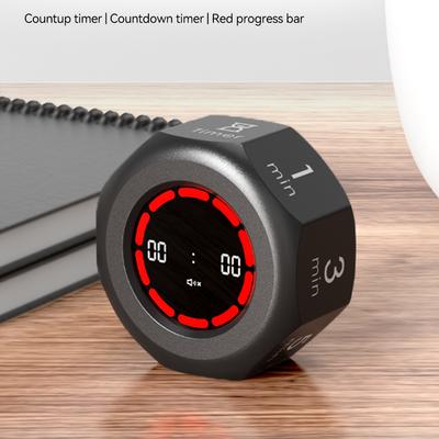 Timer con sensore di gravità visivo, tracker per l'autodisciplina, per compiti degli studenti, riunioni, fitness, cucina, cottura, cronometraggio gare