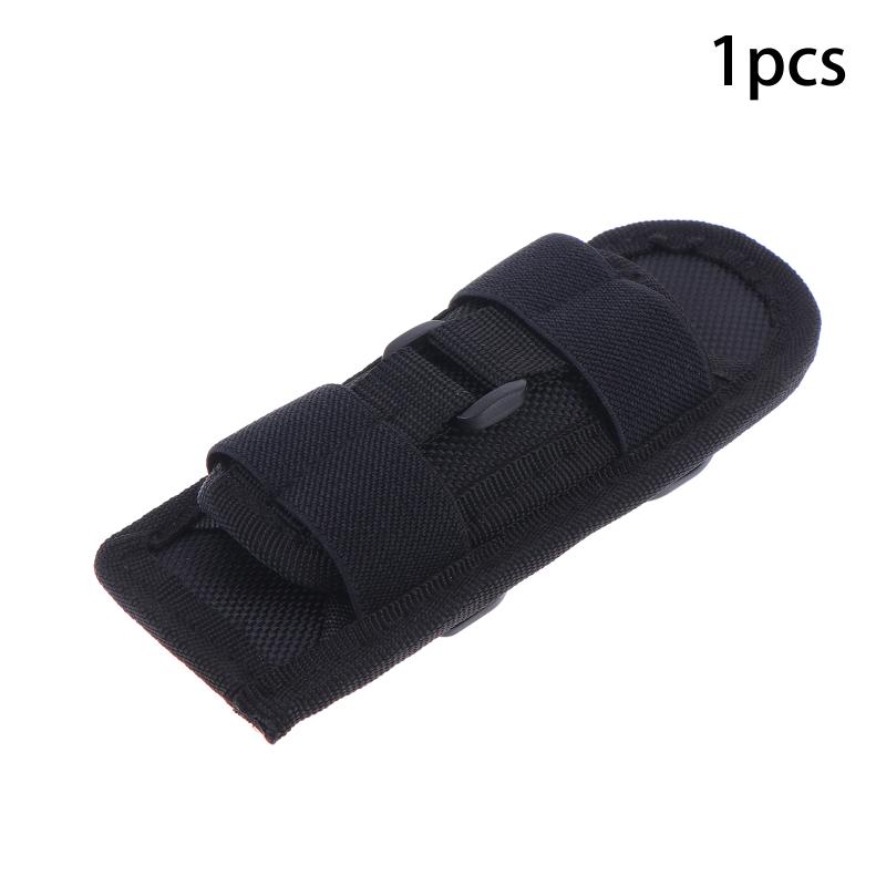 Belt Flashlight Pouch 360 Degrees Rotatable Outdoor Torch Case Hunting Lighting Light Holder Waist Bag 1/2Pcs