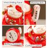 Ceramic Beckoning Lucky Cat Battery Powered Fortune Cat Waving Arm Maneki Neko Gift Idea Box Home Use Decoration Best Centerpiece 45