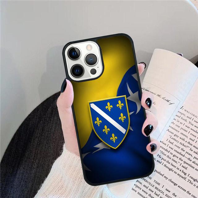 Bosnia and Herzegovina Flag Phone Case Cover For iPhone 17 Air 15 16 14 11 13 Pro Max 12 Plus Max Cover Coque