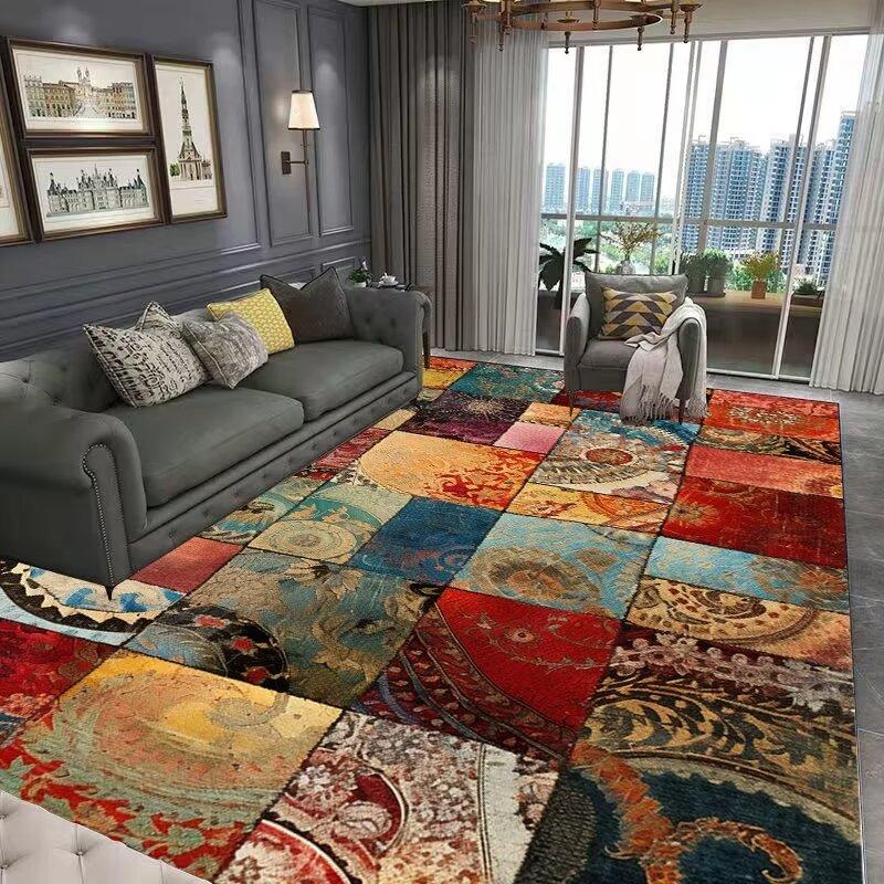 Nordisch Geometrisch Modern Raumdekor Großer Flächenteppich für Wohnzimmer Luxuslounge Eingang Matte Heimdekorationen Schlafzimmerteppiche
