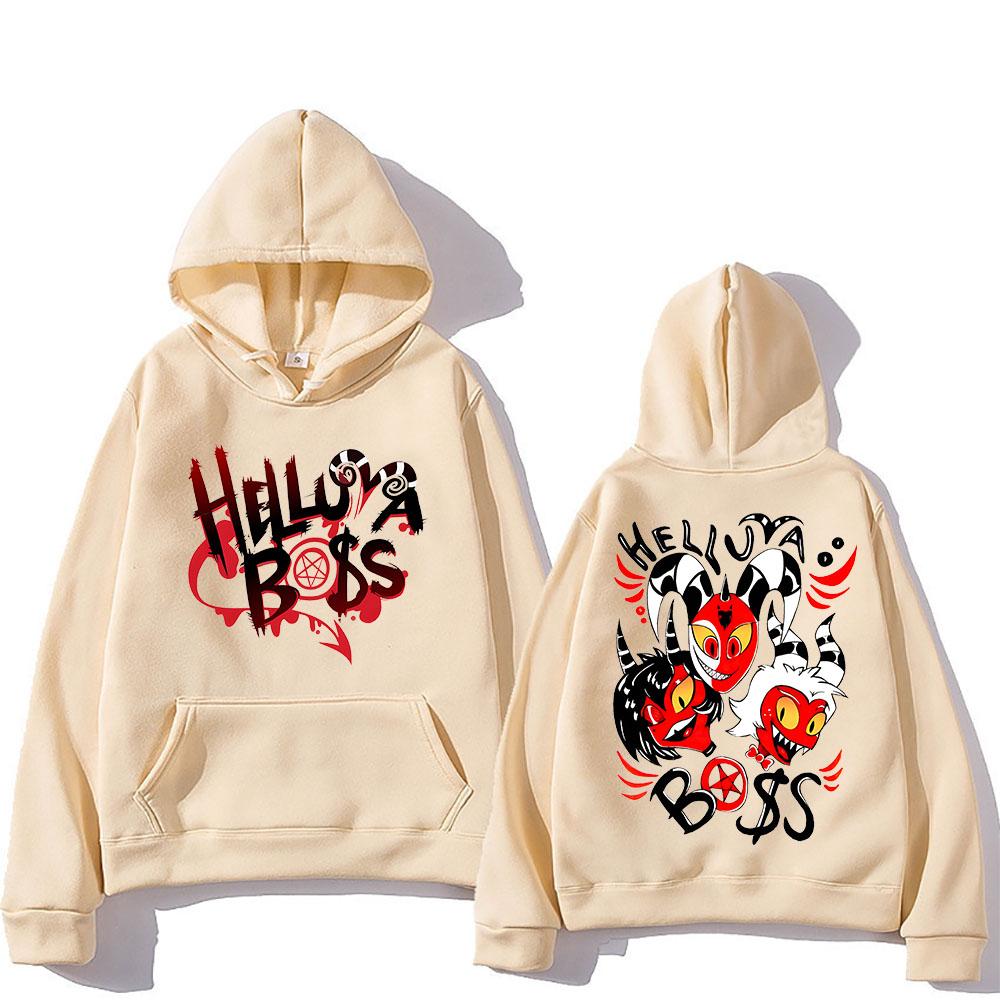 Hooded Anime Print Cartoon Comfortable Sweatshirts Long-sleeved Harajuku Kawaii Clothes Sudaderas Cute Fleece Hoody
