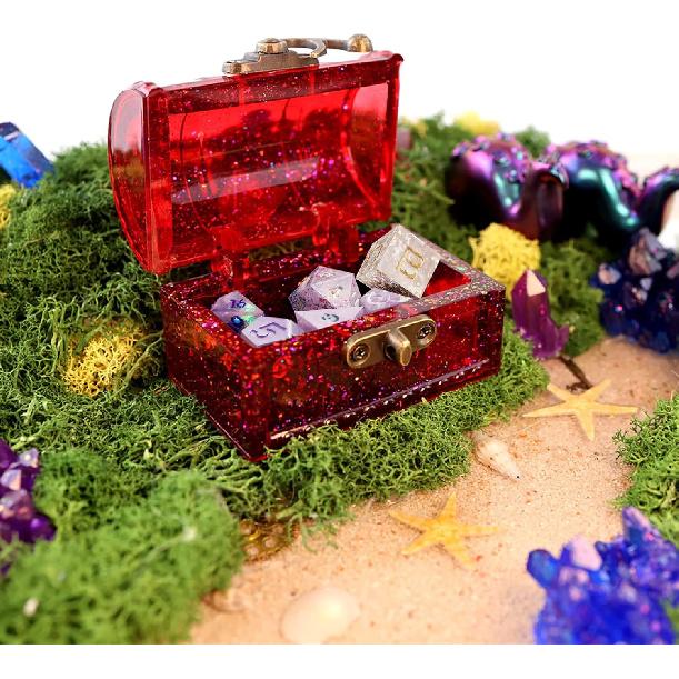 Resin Box Silicone Molds Set of 2, Treasure Chest and Magic Book Case with Lids