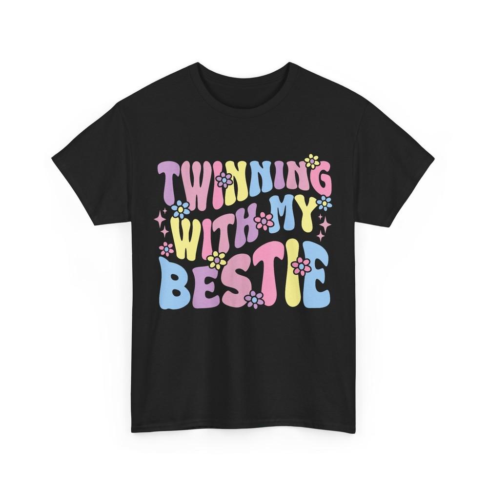 

Футболка для девочек на Неделю духа, Футболка в стиле грови «Двойняшки с моей лучшей подругой» S