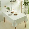 Nordic Minimalist Solid Color Tablecloth Water-resistant and Oil Resistant Restaurant Tablecloth Available in Multiple Colors