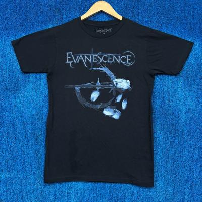 Evanescence Logo Petali di Rosa Cadenti Maglietta Goth Metal Taglia M