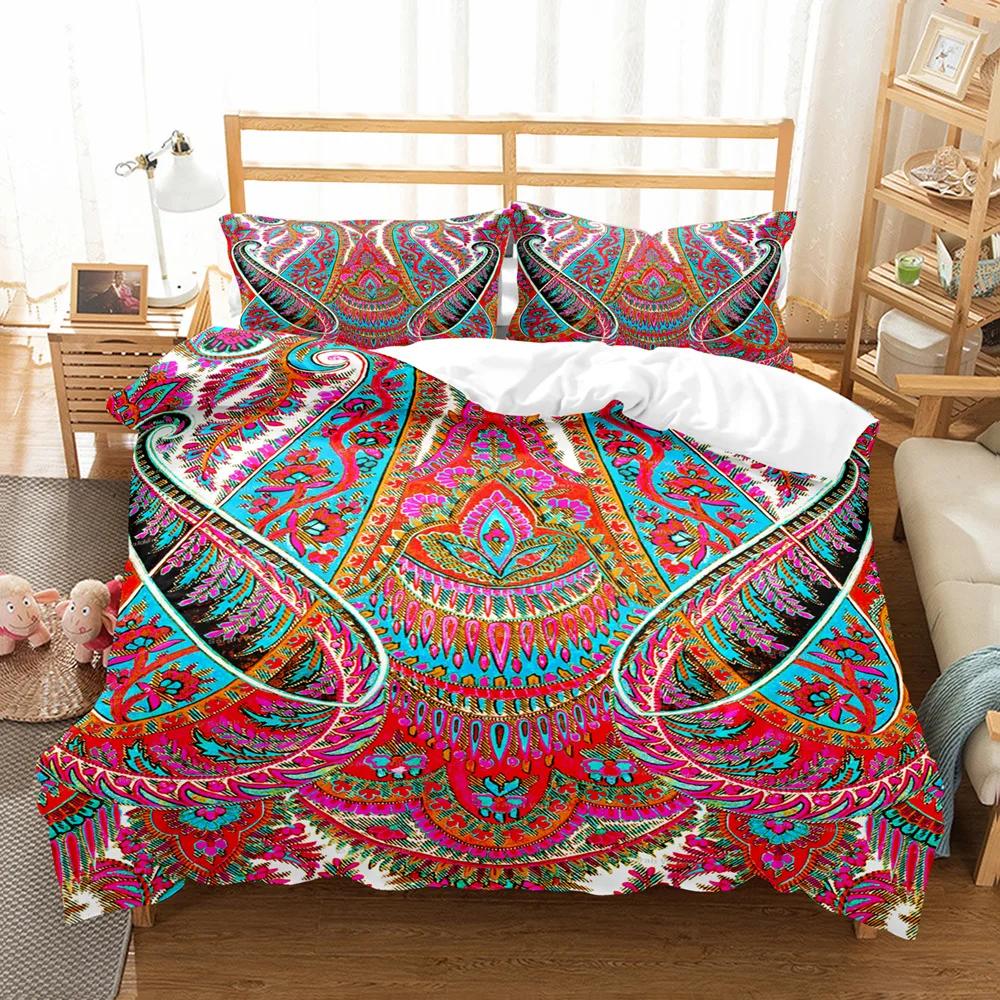 Indian Elephant Bohemia Duvet Cover Set Bedding Cover Kids,twin Full Queen King Bed Cover Sets Home Textile Housse De Couette