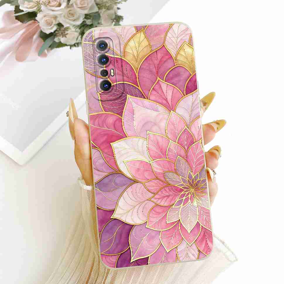 Soft Dragon Silicone Case For OPPO Reno3 Reno 3 Pro 3Pro 4G 6.4" CPH2035 CPH2037 CPH2036 Shell Couples Phone Cover