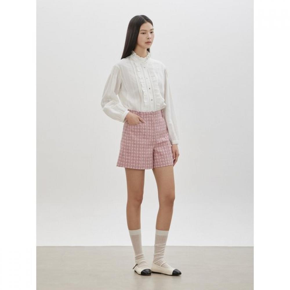 Cc Collect Frill Jacquard Blouse C261msc004c