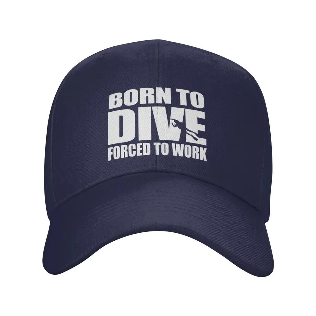Personalized Fashion Born To Dive Baseball Cap Unisex Women Adjustable Unisex Diver Scuba Diving Dad Hat Outdoor Sun Hat
