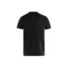 Li-Ning China Bordado Transpirable Deportivo Cuello Redondo Manga Corta Camiseta Hombre Tops Negro AHSR761-3