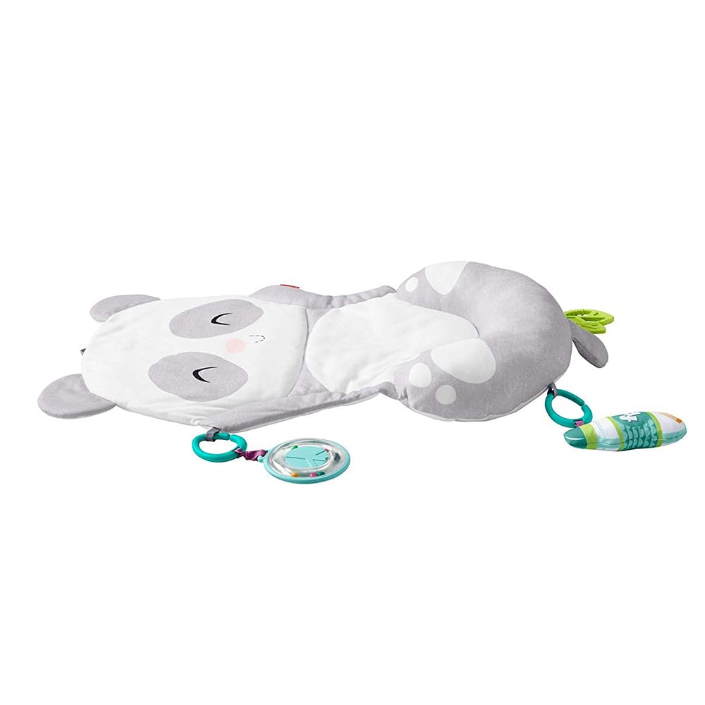 Mattel Fisher-Price Baby Gym: Develop Your Sensory Development! Panda Play Mat (Ages 0+) [Fabric Toy] [Teething] [Attachment Formation] GJD28