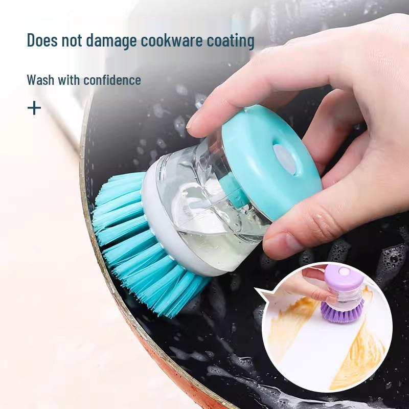 [Hydraulic Non-Stick Kitchen Dishwashing Brush] Pot and Pan Cleaning Brush