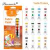 25ml Acrylic Paint Set for Textiles, Glass, and Watercolor Art Projects