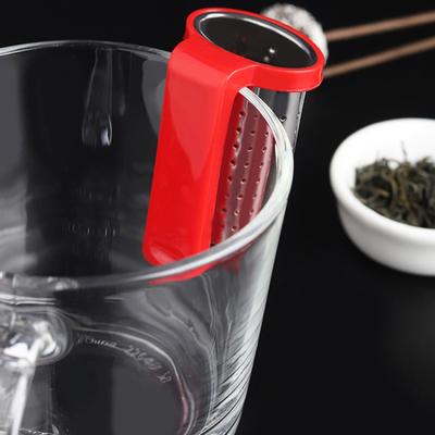 Tea Infusers Fine Mesh Separate Design Stainless Steel Loose Leaf Tea Snap Tea Strainer for Kitchen