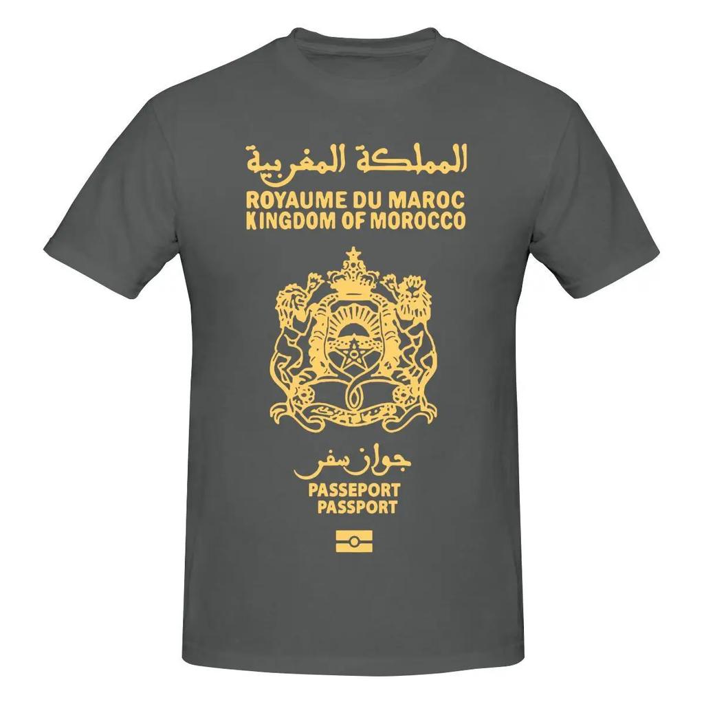 Short Sleeve Custom T-shirt Kingdom of Morocco Royaume Du Maroc Awesome T Shirt O-neck Cotton Graphic Men Clothing Oversized Tee