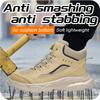 Drehknopf Sicherheitsstiefel Herren Stahlkappenschuhe Durchstichfeste Arbeitsstiefel Schutzschuhe Leichte Sicherheits-Sneaker Herren
