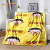 Chi-bi Maruko Sakura Momoko Cartone Animato Morbida Coperta di Peluche, Coperta di Flanella Coperta da Lancio per Soggiorno Camera da Letto Letto Divano Picnic Bambino