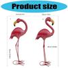 Καλλιτεχνικό Χειροποίητο Μεταλλικό Γλυπτό Φλαμίνγκο Διακοσμητικό Κήπου Για Βεράντες Ή Αυλή Σπιτιού Μπαλκόνι Διακόσμηση Τοπίου