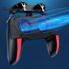 H10 4-Finger Dual Cooling Fan Wired Game Controller Joystick Gamepad for Phone