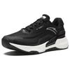 Anta Burning Refinement Abrasion Resistant Slip Resistant Low Top Running Shoes Women's Black White 122417788-1