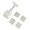 Hand Pressed Square Mooncakes Mold Ice Skin Traditional Bean Pastes Cake Mold for Baking Enthusiasts Dessert Bakewares