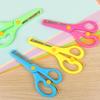 Children's Safety Scissors - Colored, Round-Head, Metal with Plastic Handles for Kindergarten Crafts.