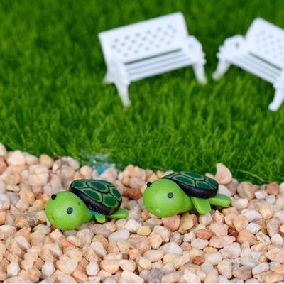 New DIY Landscape Garden Bonsai Miniature Dollhouse Decor Sea Turtle 10Pcs