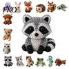 Kit Scultura Animale con Perline Kit per Perline Fai da Te, Piccolo Set Artigianale 3D con Perline, Carina Decorazione da Tavolo Artistica per Principianti Adolescenti Adulti Sollievo dallo Stress Fatto a Mano