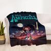 1pc, Disney Amphibia Anne Boonchuy Blanket, Soft Throw Blanket for Bed, Couch, Sofa, Perfect Gift for Room Decor