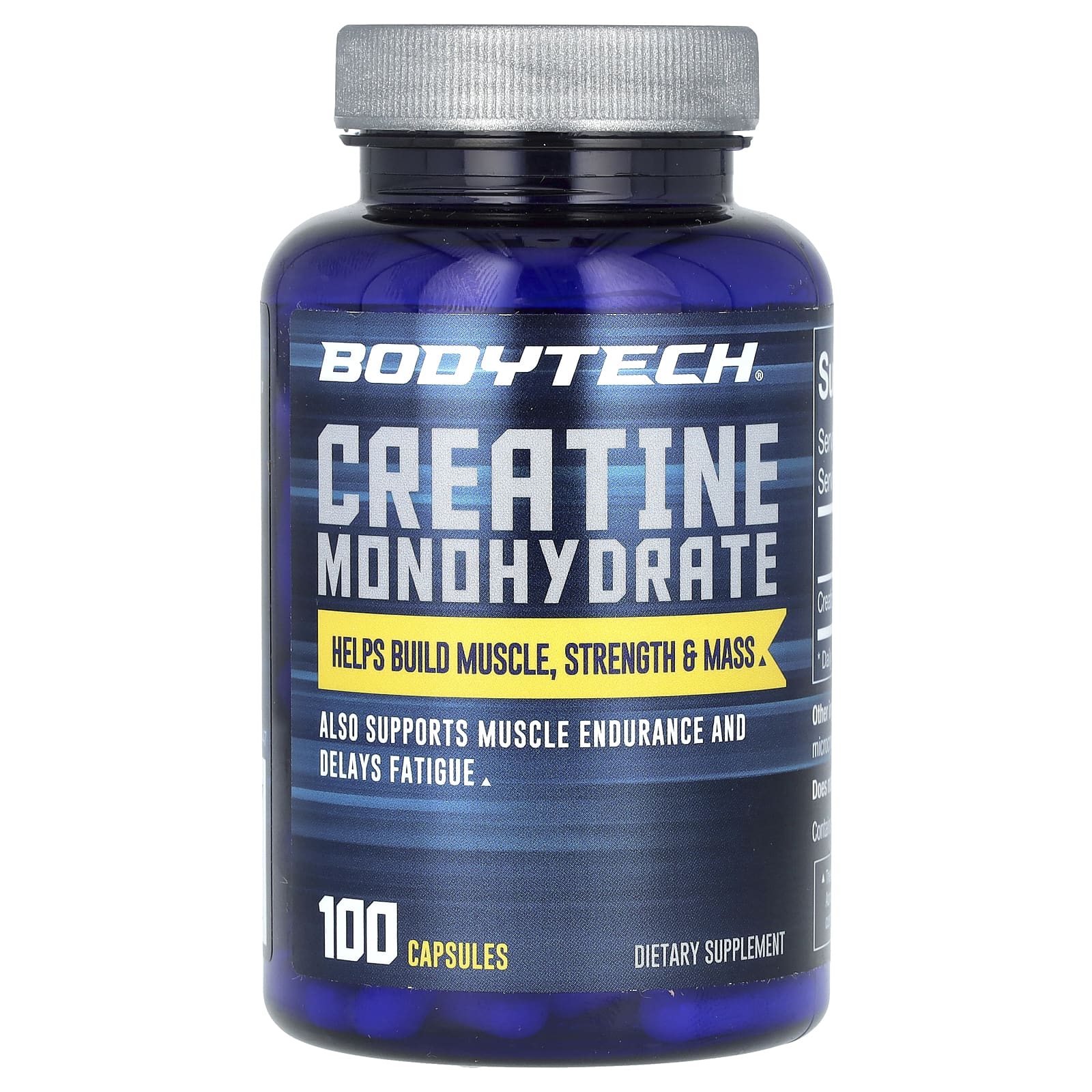 

BodyTech, Creatine Monohydrate, 750 mg, 100 Capsules