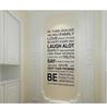 Elegant Words Letters In This House Wallpaper Home Decor Crafted With Premium Pvc Material