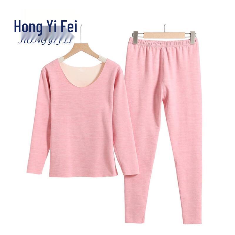 Hongyifei De Velvet Thermal Underwear Set