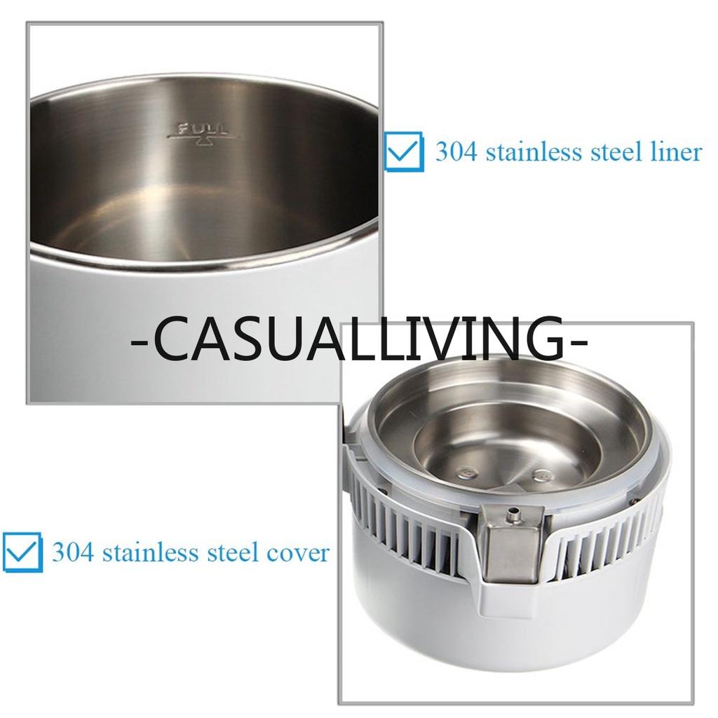 750W 4L Pure Water Distiller Water Purifier Container 4L Stainless Steel Water Filter Device Household Distilled Water