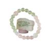 Women's Luxury Rose Quartz & Prehnite Crystal Bracelet - Perfect Gift for Girlfriend or Bestie