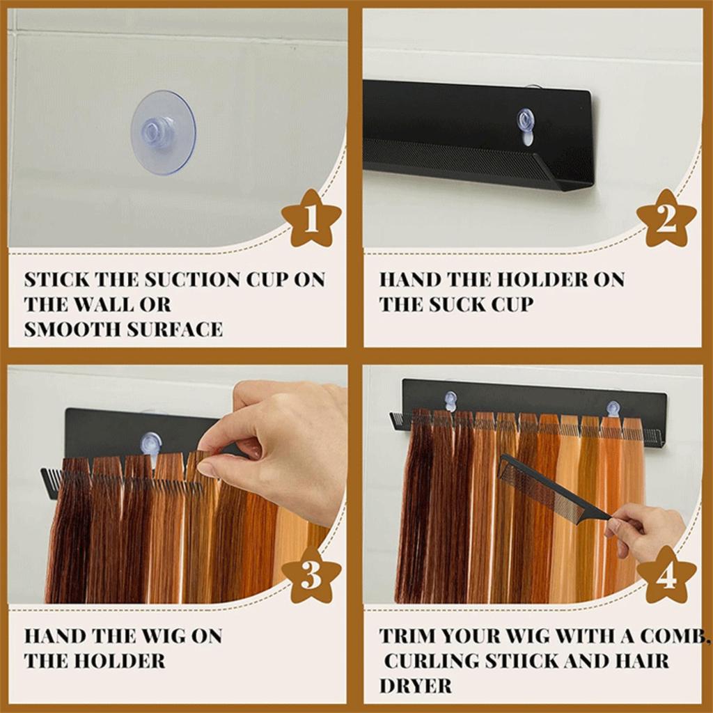 Metal Hair Extension Display Stand Hair Extension Holder Hair Extension Fixing Tool Hair Extension Holder For Styling Storage