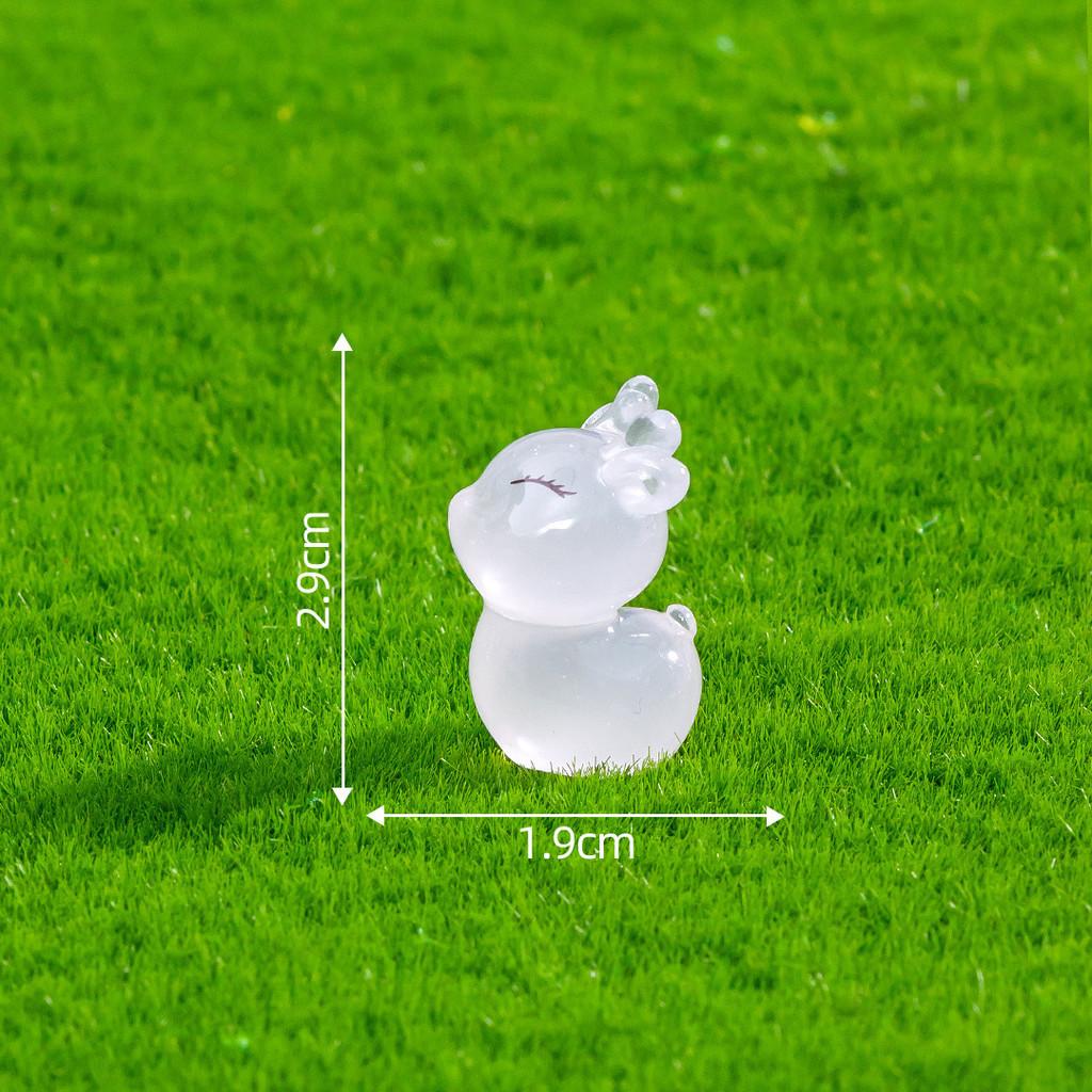 

Decorations Fawn Luminous Microlandscape Gardening Accessories Ornaments Mini чистый