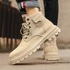 Martin boots men's 2025 new autumn winter british retro men's athleisure high-top cargo boots men