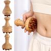 1Pcs  Wood Mushroom Massage Tools, Wooden Mushroom Massager, Drainage Massage Cup Tools For Body Shaping