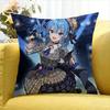 Hololive VTuber Kawaii Hoshimachi Suisei World Various Sizes Square Pillow Case For Car Home Bedchamber Decor
