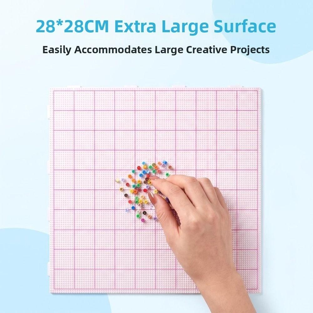 2,6mm Perlen Bügelperlen Steckplatten 104x104 132x132Stifte Schmelzperlen Platten Puzzle Erstellung