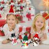 41/86/96/117/131 ks/sada DIY Vánoční hliněný sněhulák sada Děti ručně vyrobené Postav si sněhuláka Modelovací hlína Řemesla Vánoční punčochy Dárky Sváteční dárek