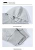 Trendy Unisex Heavyweight Retro Hoodie: Plain Color, Drawstring-Free, Loose Fit for Autumn/Winter
